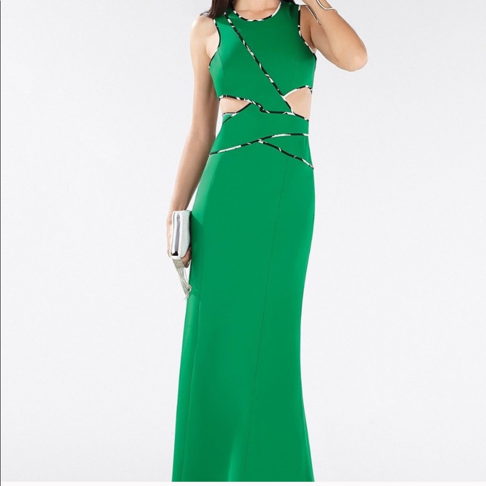 BcbgMaxAzria Side Cutout Gown